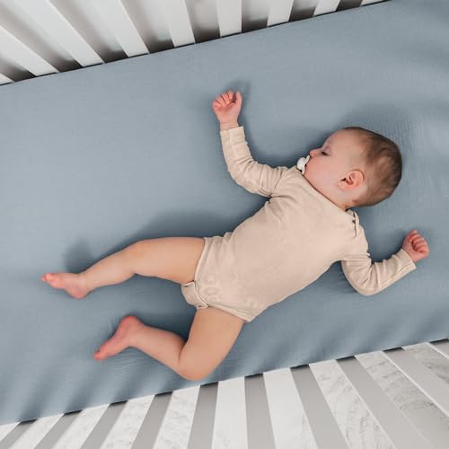 Drap-housse en mousseline de coton pour éviter la transpiration de bébé - 5