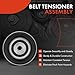 A-Premium Belt Idler Pulley Compatible with Chevrolet Cruze 2013, Sonic 2012-2013, Trax 2013, Aveo 2009-2011 & Alfa Romeo 159 2007-2008 & Fiat Stilo 2007 & Pontiac G3 Wave 2009 & Saturn Astra