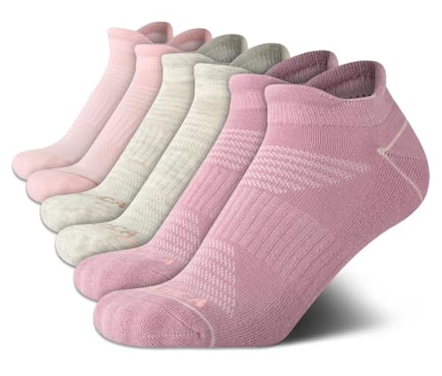 Image of Nautica Womens No Show Socks Moisture Wicking Low Cut Athletic Socks 6 Pack | Moisture Wicking Dri-Motion Fabric, Cushioned Key Areas, Banded Arch Support, No Show Low Cut, Shoe Size 4-10