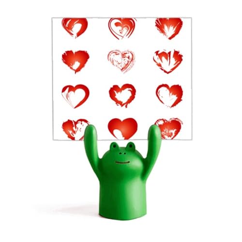 Porte-mémos cœurs rouges Saint Valentin pour déclarer votre amour avec de petits mots doux