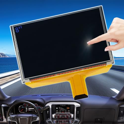 Resnavscren DJ080PA-01A OEM LCD Touch Screen Digitizer Replacement Fit 2015-2018 Yukon Acadia Canyon GMC Sierra Chevy Tahoe Silverado 1500 Radio Screen Chevy Mylink 8-Inch Touchscreen Display