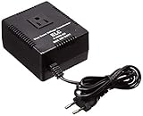 ELC 300 Watt Voltage Converter Transformer Heavy Duty Compact - Step Down - 220/240 to 110/120 Volt - Light Weight - Travel - for Hair Straightener, TVs, Laptops, Chargers [3-Years Warranty]