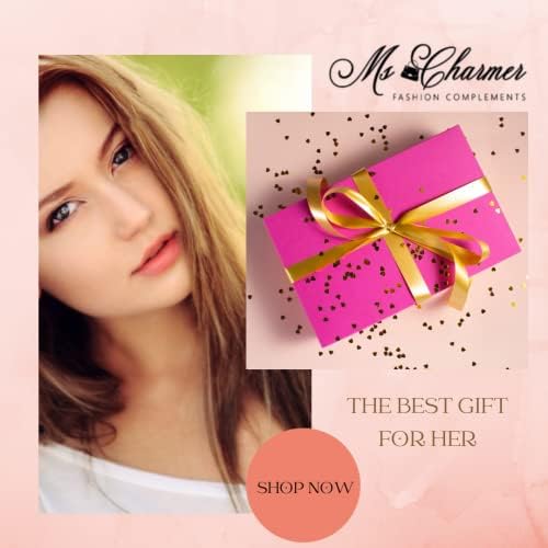 Ms Charmer Wrist Coin Purse with Zipper for Women Clutch Party Evening Bag for Phone, Money & Cosmetics, bonus RFID blocking sleeve