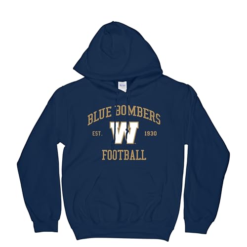 Philcos CFL Blue Bombers Football Navy Hoodie