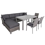 gartenmöbel kunststoffgeflecht reparieren CHILL AREA - Funktionalität & modernes Design vereint - mit dem besonders stylischen Lounge Set aus Rattan wird das gemütliche Wohnzimmer ganz einfach nach draußen verlagert.