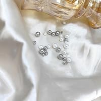 Gojewen 32stk Piercing Kugeln 1,2mm Silber Ersatzkugel Perle Schraubkugel 3/4/5/6mm Kugel für Piercing Nase Lippe Augenbrauen Septum – Ansicht 7