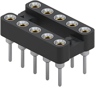 110-93-210-41-001000 Row Spacing Socket Gold Through Hole 10 (2 x 5) Pos DIP, 0.2