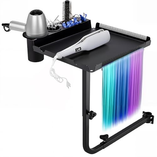 Colingmill Salon Tray Attached to Chair 360° Rotating Metal