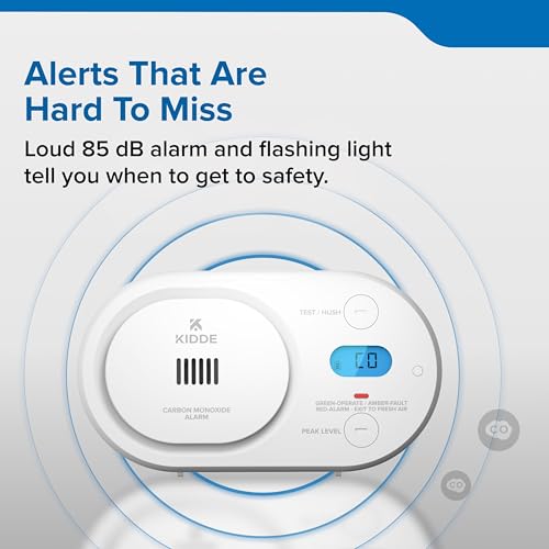 Kidde Carbon Monoxide Detector, AA Battery-Powered, COBDL - image 9
