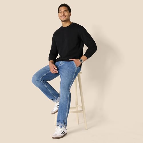 Amazon Essentials Men's Heavyweight Relaxed Fit Long Sleeve T-Shirt4