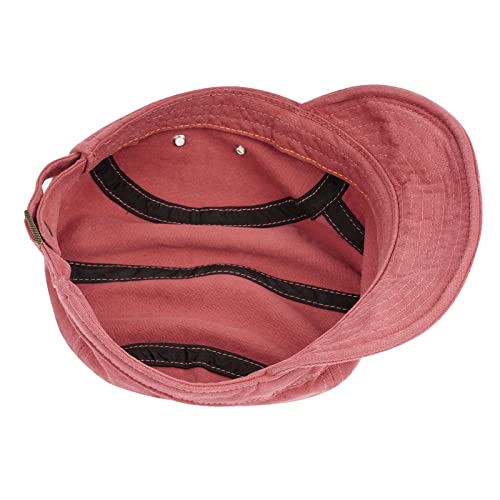 Clape Baseball Cap Mens Dad Hat Cotton Snapback Cap Hip Hop Urban Trucker Sun Hat For Outdoor Running Workouts, Red #TOP4