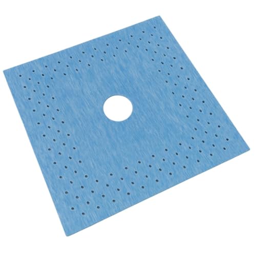10x Sanitär Wandmanschette TPE blau 120x120mm Abdichtung für Fliesen für Bad Dusche Küche Badabdichtung Duschabdichtung