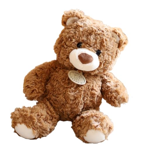 JORCEDI Teddy Bears, 30cm/11.8in Teddy Bear, Fluffy And Soft, Comforting Companion For Emotional Support, Ideal For Home Decor And Gift Occasions For Boys And Girls (30cm/11.8in,Brown)