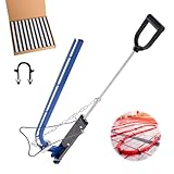 Cucitrice per Riscaldamento, Graffatrice per Tubi Riscaldamento a Pavimento con 600 pezzi di Punti Pavimento Pinzatrice per Clip Tubi di Riscaldamento a Pavimento Tacker per Portatubi Riscaldamento