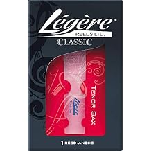 Legere Reeds Premium Synthetic Woodwind Reed, Tenor Saxophone, American Cut, Strength 4.25 TS4.25