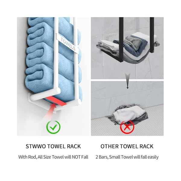 STWWO-Toallero-de-Bano-de-Pared STWWO Toallero de Baño de Pared