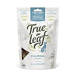 True Leaf Pet Calming Hemp Chews - Relaxing Formula with Hemp Seed Powder & L-Theanine - Promotes Calming Behavior in Dogs​ 200g Made in Canada