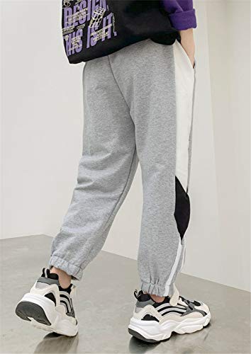 Boys Active Cotton Elastic Waist Jogger Pant Athletic Sport Sweatpants with Pockets3