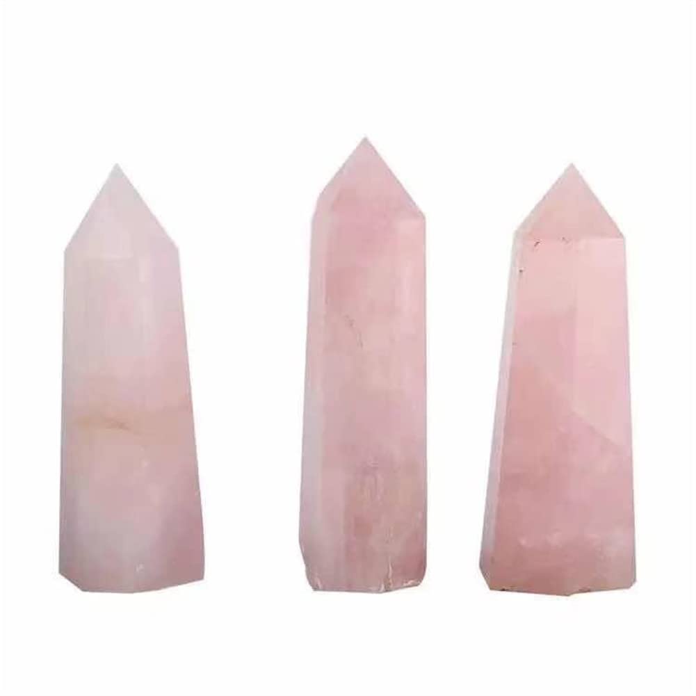 1 Stück 800 g-3000 g natürlicher Rosenquarz-Kristall, Punkte, Fengshui-Turm, Zauberstab for Hochzeits-Souvenirs, schöner Kristall ERTEYIN (Color : 1pc 1250g-1300g)