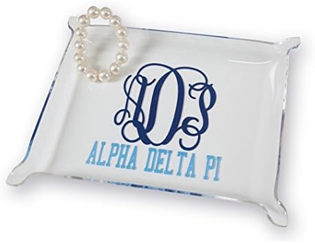 Alpha Delta Pi Acrylic Trinket Tray