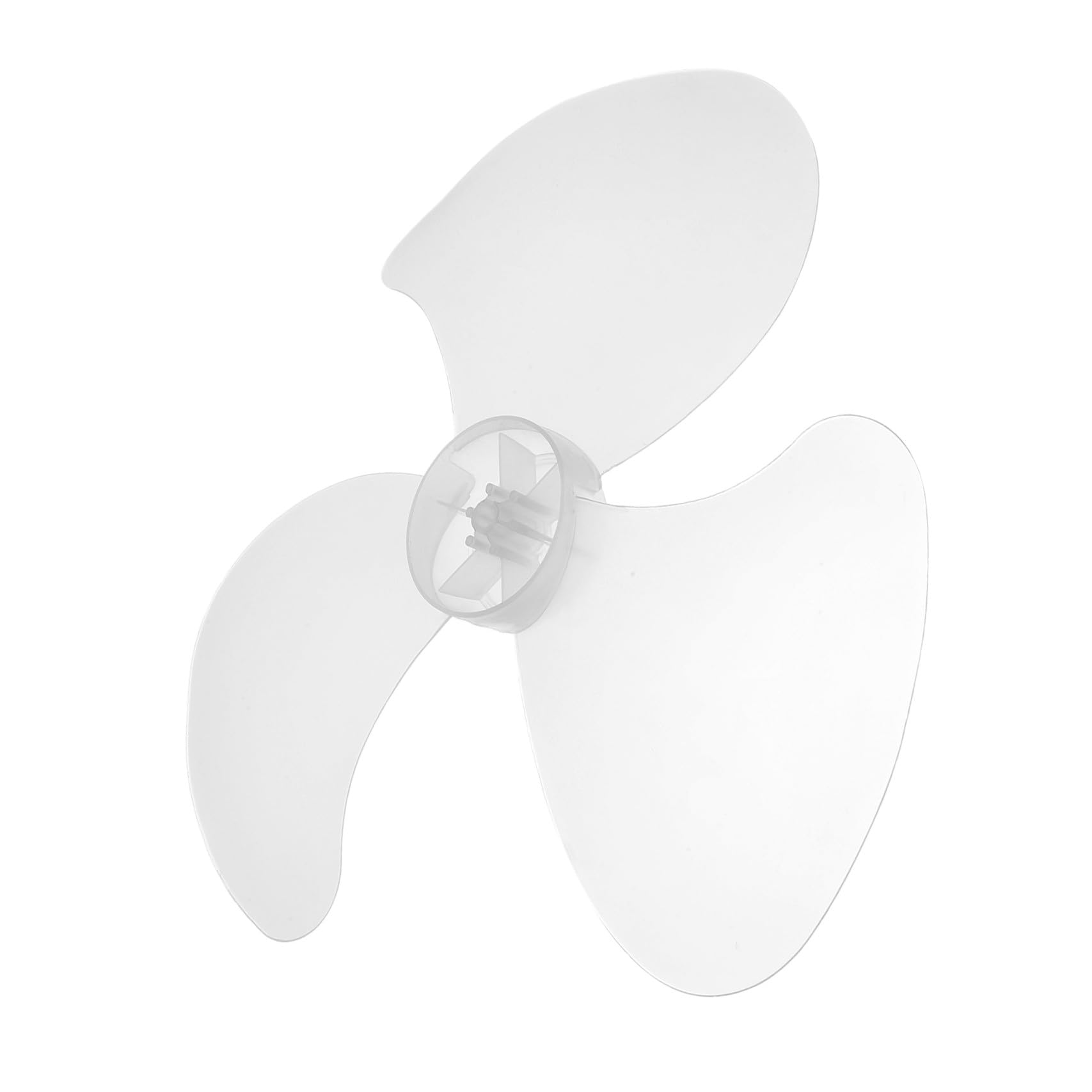 Pala di Ricambio Ventilatore da Soffitto in Plastica Rigida Bianca Design a Tre Lame Leggera e Resistente al Calore per Festa e Ventilatore Verticale