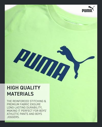 Puma Toddler Boys' Activewear Set - 3 Piece Active Fleece T-Shirt, Hoodie Sweatshirt thumb #3