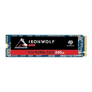 Seagate IronWolf 510, 240 GB, Interne SSD, NAS, M.2 PCIe, voor RAID-systeem met meerdere bays, 3 jaar Rescue Services…