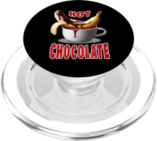 Hot Chocolate Sweet And Sexy Banana Dipped Choco PopSockets MagSafe