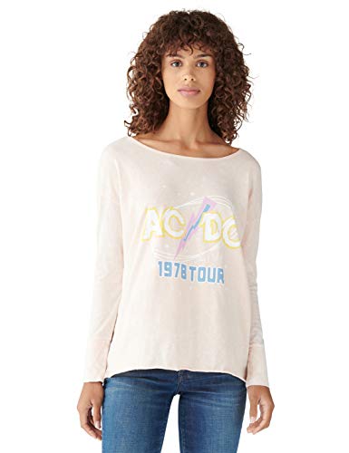 T-Shirt ACDC 1981 Tour Femme : Le Haut Manches Longues Imprimé Rock