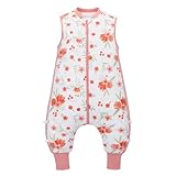 【Libre mouvement】 Gigoteuse avec pieds adopte un design d'ourlet élargi pour augmenter l'espace d'activité du bébé. Qu'il apprenne à ramper, à marcher ou simplement à étirer ses jambes, cette gigoteuse pour tout-petit avec pieds peut répondre aux activités confortables et libres du bébé. Il n'entrave pas le développement des jambes du bébé et protège la croissance du bébé