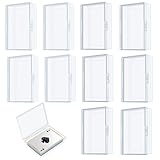 Wekuw Caja de Naipes, 10 Piezas de Almacenaje Plastico Transparente Cajitas...