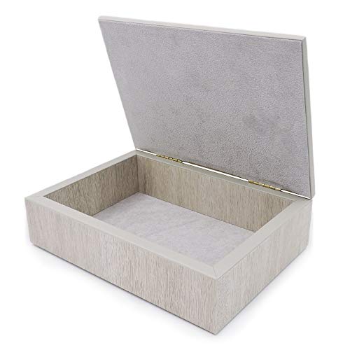 Cofanetto Portagioie Rafael D'Andr&egrave; - Legno Ciliegio Con Argento PVD, Per 25&deg; Anniversario