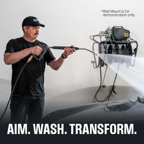 Image of Active 2.0 Electric Pressure Washer (Full Kit) - 2.0 GPM high Pressure Washer for DIY at Home car wash, Detailing and Other Cleaning transformations with 1800 Peak PSI