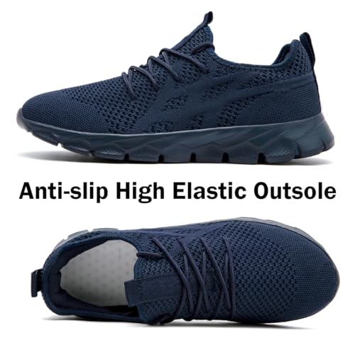 Image of DLWKIPV Womens Slip on Walking Tennis Shoes for Women Work Running Athletic Gym Sports Sneakers Lightweight Casual Shoe