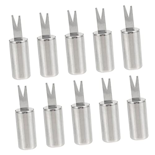 IMIKEYA 20pezzi Supporto Per in Acciaio Inossidabile Forchetta Multifunzione Per Barbecue Supporto Compatto Per Forchetta Riutilizzabile Per Barbecue Accessorio Per Portatile