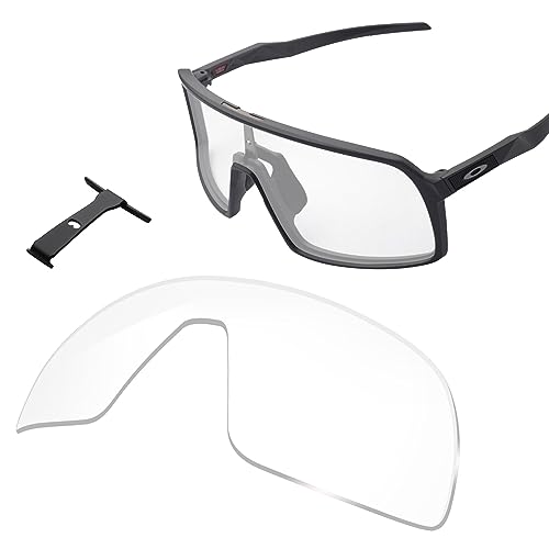 Image of 100% Precise-Fit Replacement Sunglass Lenses & Black Wicket for Oakley Sutro OO9406