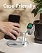 ZECHIN 3-in-1 Charging Station with Apple MFi Certification, Wireless Charging Station for iPhone 13, 12, Pro, Pro Max, Mini, AppleWatch and AirPods, Wireless Chargers Support Fast Charging