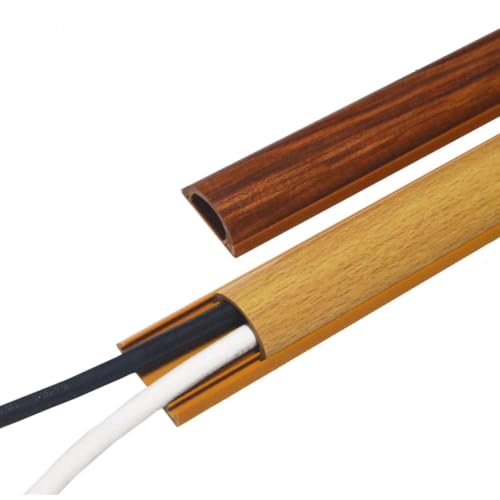 Cubiertas de cables de madera PVC autoadhesivas para pared y suelo 3