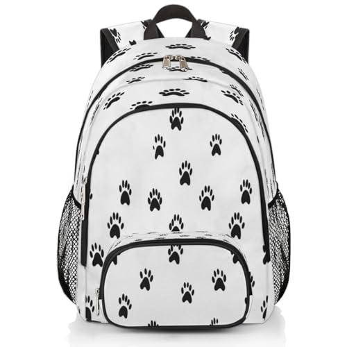Sac à dos patte de chien XXL de grande capacité pour ordinateur et école