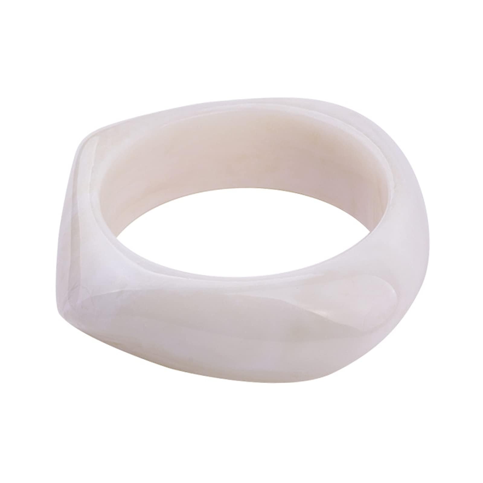 Colorful Acrylic Resin Bangle Bracelet Wristbands Tortoiseshell Acetate Plate Cuff Bracelet Vintage Chunky Wide Irregular Geometric Punk Cool Plastic Jewelry for Women