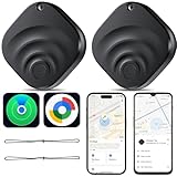 Smart Air Tracker Tag 2 Pack for iOS and Android, 2 in 1 Bluetooth tracker Tag Works on Google and Apple's "Find My" app, 2 Years of Use, IP67 Waterproof Key Finder/Item Finder/Luggage Tracker[Tagigo]