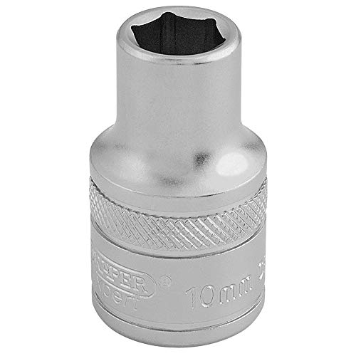 Draper 16598 1/2 Square Drive 6 Point Socket, 10mm Size