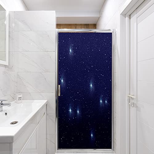 Película decorativa para ventana privacidad estrellas cielo estrellado 23.6 x 47.2 in miniatura 5