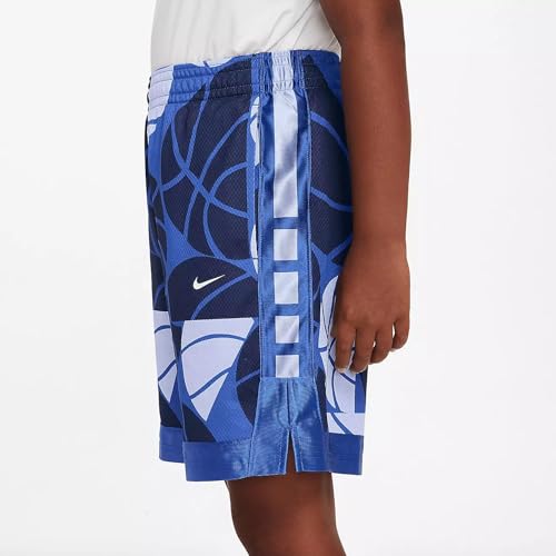 Nike Big Kids' Dri-FIT Elite Printed Basketball Shorts (X-Large, Game Royal/Cobalt/White)3