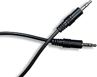 Vista 2 de Cable de audio estéreo de 0.138 in Cable de audio 28 AWG Negro (ZCUUFEMM-06)
