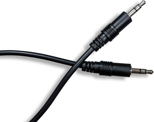 Miniatura 2 de Cable de audio estéreo de 0.138 in Cable de audio 28 AWG Negro (ZCUUFEMM-06)