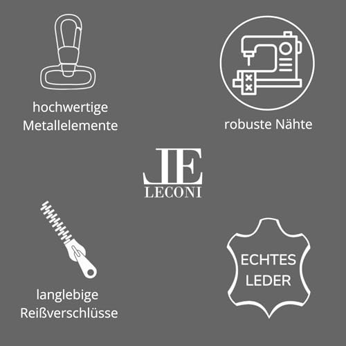 LECONI-Schultertasche-Henkeltasche-Damentasche-Umhaengetasche-natur-weiche-Ledertasche-Handtasche-Damen-Leder-30x27x11cm-LE0063 - sparfuchs24.io – Top Angebote, Tests & Preisvergleiche