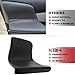 KBH Door Panel Armrest Cover Replacement for Honda Odyssey 2011-2017, Vinyl Leather, Car Door Arm Rest Replace Skin Upholstery, Anti-Scratch, 1 Pair, Black (Leather Part Only)