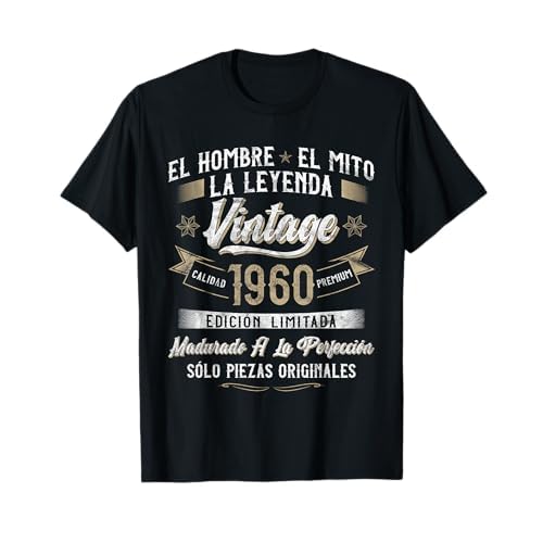 65 Cumpleaños 65 Años Hombre Vintage 1960 Regalo Camiseta