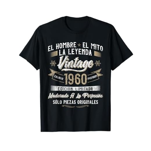 65 Cumpleaños 65 Años Hombre Vintage 1960 Regalo Camiseta